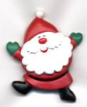 Hallmark Santa Jumping for Joy  Pin
