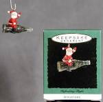 Click here to enlarge image and see more about item HALMIN4: Hallmark Miniature Ornament: Refreshing Flight