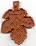 Vintage Hallmark Brown Leaf Cookie Cutter