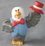 Click here to enlarge image and see more about item HMM39: Hallmark Merry Miniature Eagle with Hat