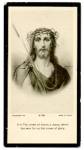 Click here to enlarge image and see more about item HR2: Vintage Holy Card of Jesus & Mary Set Of 2