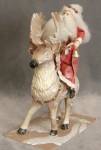 Click here to enlarge image and see more about item HSCOS30: Santa Riding A Reindeer