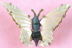 Click to view larger image of Vintage Mother of Pearl Butterfly Pins (Image1)