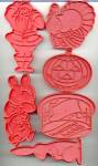 Vintage Tupperware Holiday Cookie Cutters