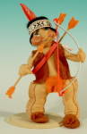 Click to view larger image of Annalee 7" Indian Boy with Bow and Arrow (Image1)