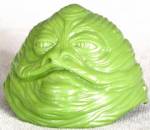Vintage Jabba Soaky Heads White and Green Set of 149