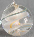 Vintage Glass Marble Christmas Tree Ornament