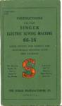 Click here to enlarge image and see more about item SEW15: Vintage Singer Sewing Machine Manual No.