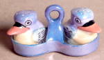 Click to view larger image of Lusterware Bird  Salt and Pepper in Tray (Image1)