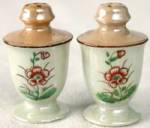 Click to view larger image of Vintage Flower Luster Salt & Pepper Shakers (Image1)