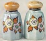 Vintage Flower Luster Salt & Pepper Shakers