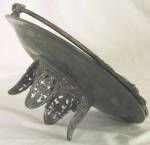 Click to view larger image of Antique Silver Plated Cherry Cake or Card Basket (Image3)