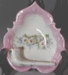 Click here to enlarge image and see more about item TCR19: Vintage German Pink Luster Pipe Ash Tray