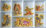 Click to view larger image of Fuzzy Felt Dinosaur Picture Making Set (Image2)