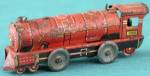 Vintage Lithographed Wind Up Tin Penny Toy Train