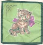 Vintage Cats & Puppies Children's Handkerchiefs