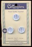 Vintage Western Germany Periwinkle Buttons