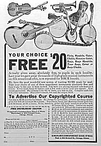 1923 Slingerland Guitar+ Music Room Ad