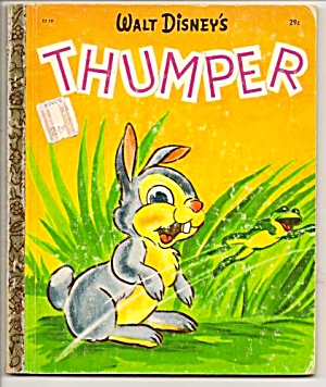 Disney THUMPER (Bambi) Little Golden Book (Image1)