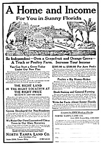 1920 Buy From Tampa, Florida Land Co. Mag. Ad