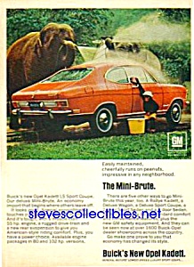 1968 Buick Opel Kadett Auto Ad