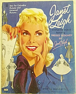 1957 ORIGINAL Lowe JANET LEIGH Paper Dolls (Image1)