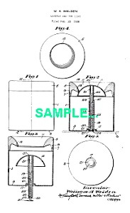 30s Art Deco Revere Ashtray-patent Matted