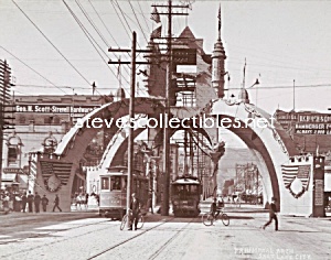 c.1899 SALT LAKE CITY UTAH Triumphal Arch Photo-8 x 10 (Image1)