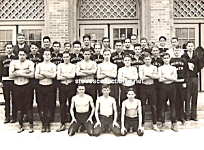 Early Shirtless Young Male Team Photo - Gay Interest