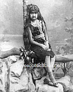 C.1889 Krao Farini - Bearded Woman Side Show - Photo