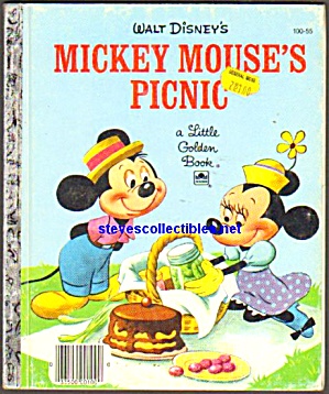MICKEY MOUSE PICNIC Little Golden Book (Image1)