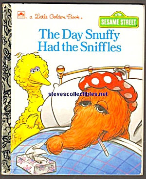 Sesame Street The Day Snuffy Had The Sniffles Lgb