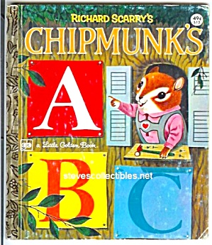 Richard Scarry Chipmunks Abc - Little Golden Book