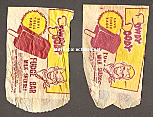 Lot Of 2-1950s Howdy Doody Ice Cream Premium Bags