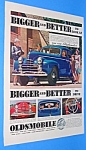Gorgeous 1940 OLDSMOBILE Color Auto Ad