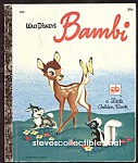 Click here to enlarge image and see more about item CHBK0819A5-2008: BAMBI - Disney - Little Golden Book