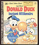 DONALD DUCK Instant Millionaire Little Golden Book