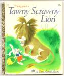 Tenggrens TAWNY SCRAWNY LION Little Golden Book