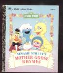 Sesame Street MOTHER GOOSE RHYMES Little Golden Book