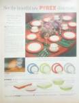 Click here to enlarge image and see more about item GL0401617A1: 1955 Colorful PYREX Plates - Bakeware