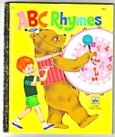 ABC RHYMES -  Little Golden Book - 1972