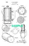 Click here to enlarge image and see more about item PAT1012DD5E: Patent Art:  1930s Art Deco CHASE Drip COFFEE POT