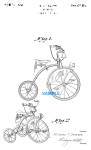 Click here to enlarge image and see more about item PAT1220BB1: Patent Art: 1930s Firetruck TRICYCLE Velocipede