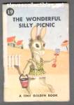Click here to enlarge image and see more about item SCB31910A022: THE WONDERFUL SILLY PICNIC Tiny Golden Book - 1949