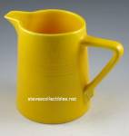 Click here to enlarge image and see more about item SPO111110A69: Vintage HARLEQUIN POTTERY Pitcher - SUNSHINE YELLOW