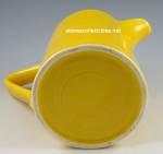 Click to view larger image of Vintage HARLEQUIN POTTERY Pitcher - SUNSHINE YELLOW (Image3)