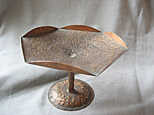 Hammered Copper Compote