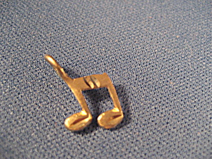 14KT Gold Music Note Charm (Image1)