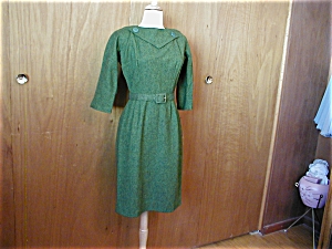 Green Wool Dress