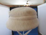 Click to view larger image of Cream Wool Hat with Rhinestone Circle Decorations (Image3)